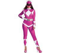Disguise Women's Plus Size Pink Ranger Adult Costume, XL (18-20)