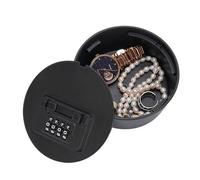 Disguised Potted Plant Base Key Box - Wall-Mounted Round Anti-Theft Box | 4-Digit Combination Lock Bôx| Large-Capacity Combination Lock Bôx- Weatherproof Security For Homes
