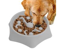 Dish Dish Feeder lent - Bols d'alimentation des chiens interactifs anti-colocataires | Portée de l'application, bols de mangeoires de puzzle pour chiens non glissés, bol de gâterie de léchage pour chi