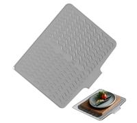 Dish Drying Mat | Draining Board Mats | Kitchen Counter Matt | Non-Slip Silicone Pad 40x33cm Spill-Resistant for Fast Drying near Sinks-perfect for Daily Use in Homes or Apartments