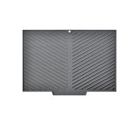 Dish Drying Mat, Hot Pads, 15x10 Inch Silicone Plate Pad, Multifunctional Kitchen Draining Accessory for Vegetables, Dishes, Forks, Spoons, and Heat-Resistant Protection