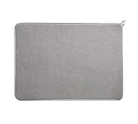 Dish Drying Mat - microfiber Large Absorbent, Large Reversible Drying Mat, Drainer Pad with Built in Drain, Easy to Clean | for Coffee Rack Utensils Cups Pots Pans Home Apartment Restaurant Farmhouse