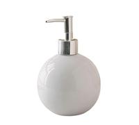 ,Dish soap Dispenser Distributeur de Savon de Bain en céramique - Pompe Ronde Rechargeable for Salle de Bain, Cuisine, Douche ,Dish soap Dispenser(White)