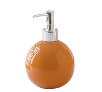 ,Dish soap Dispenser Distributeur de Savon de Bain en céramique - Pompe Ronde Rechargeable for Salle de Bain, Cuisine, Douche ,Dish soap Dispenser(Orange)
