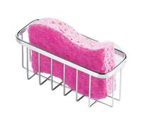 Dish Sponge Holder - Rustproof Stainless Steel Organizer | Self-Draining Suction Cup Dish Rag Holder with Anti-Rust Design for Home Apartment Countertop Cabinet Corner Hotel Farmhouse Cooking
