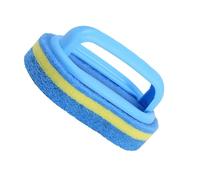 Dish Sponge with Handle, 6.3x3.74x2.95 inches Sponge Brush Pan Scrubber with Ergonomic Handle - Scouring Pad for Bathroom Kitchen Cleaning Sink Tile Bathtub Toilet Home Spa Swimming Pool
