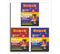 Disha Combo Class 3 (set of 3 Books) Olympiad Champs Science, Mathematics & English with Previous 12 Year (2013 - 2024) Questions 6th Edition