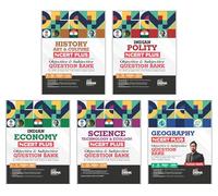 Disha NCERT PLUS General Studies Objective & Subjective Question Bank for UPSC & State PSC Civil Services Prelim & Main Exams 2nd Edition | History; Economy; Polity; Geography; Science, Technology & E