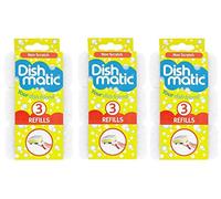 Dishmatic - Lot de 9 éponges de nettoyage anti-rayures, blanc