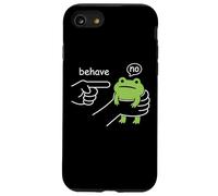 Dishonest Frog Behave No Funny Frog Meme Cartoon Men Women Coque pour iPhone SE (2020) / 7/8