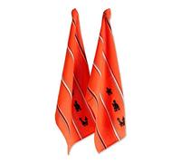 Dishtowel Set DII Lot de 2 torchons de cuisine brodés Halloween 45,7 x 71,1 cm