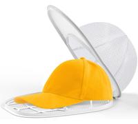 Dishwasher Cap Holder For Washing Baseball Hat Washing Machine Net Bag For Baseball Cap (White)