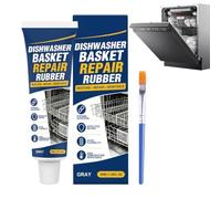 Dishwasher Coating - Rack Repair Rubber Waterproof Flexible, Brush Set