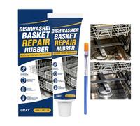 Dishwasher Rack Repair Coating 40ml Waterproof Grey Liquid with Brush