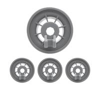 Dishwasher Wheels Lower Rack, 4-Piece Replacement Set, ABS Durable Dishrack Rollers, Easy to Install, Compatible with Most Models, Perfect for Home Dishwasher Bottom Rack, 2.5cm/3.6cm