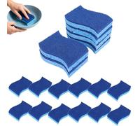 Dishwashing Sponges - Non Scratch Scrubber Pads, 4.33x2.76x0.79 inches Absorbent Cleaning Sponge with Durable Foam, Kitchen Cleaning Sponges, Dish Sponge Pack, ScrubPads for Non Stick Cookware