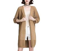 Disimlarl Cardigan Long Surdimensionné pour Femmes, Pull Tricoté, Châle, Manteau Fin, Vêtements D'extérieur Coupe Large