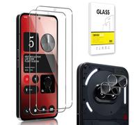 Dision Protecteur D'écran Compatible avec Nothing Phone 2A Plus [2 Pièces] + Protecteur D'objectif de Caméra [2 Pièces] [HD Clear,Technologie de Défense Multiple] Verre Trempé