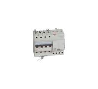 Disj diff monobloc DX³6000 10kA arrivée hautdépart bas vis 4P 63A typeAC 300mA