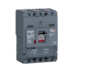 Disj.h3+P160 TM 3x100A 50kA - APPAREILLAGE DE TETE HAGER HMS100DC