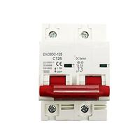 Disjoncteur 1 pc DC1000V Solaire Mini Disjoncteur Surcharge Protecteur Protecteur Commutateur 8 0a 100a 125a 2p DC1000V Système Photovoltaïque Interrupteur automatique (Color : 80a, Size : DC 2P)