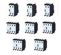 Disjoncteur 1 pièce, F4-22 F4-11 LA1-DN22 LA1-DN11 bloc contacteur Aide auxiliaire for contacteur AC CJX2 LC1-D 4 pôles. Protecteurs de fuite à la terre (Color : F4-20 2no)