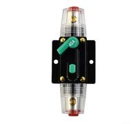 Disjoncteur 10 A-100 A CC avec fusible de réinitialisation manuelle, interrupteur de protection d'alimentation en ligne étanche 12 V-48 V pour voiture, bateau, audio automobile, prévention des