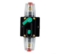 Disjoncteur 10 A-100 A CC avec fusible de réinitialisation manuelle, interrupteur de protection d'alimentation en ligne étanche 12 V-48 V pour voiture, bateau, audio automobile, prévention des
