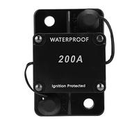 Disjoncteur 100 A à réinitialisation automatique, support de fusible, interrupteur automatique étanche aux intempéries pour DC 12 V à 24 V, HT608100A pour systèmes de protection (200A)