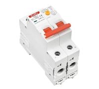 Disjoncteur 10a,Contacteur 220v Disjoncteur différentiel électronique 2P 30 mA AC AB Type RCBO RCCB MCB Protection Contre Les fuites de Courant de Court-Circuit Chargeur EV(Type AC 30mA,40A)