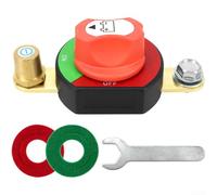 - Disjoncteur 12-48 V, 275 A courant continu, pour pôle latéral et pôle 3/8", boîtier en ABS avec verrouillage t supports de bornes, pour voiture, camping-car, bateau (B)