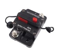 Disjoncteur | 12-48V 30A-80A Accessoires Électroniques Imperméables,Disjoncteur 60A | Pour Batterie Trolling Solaire Audio Bateaux Câblage ATV Électronique Générateur Maison Auto