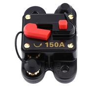 Disjoncteur 12V Auto Marine, Interrupteur de Sécurité 80-300A, Protection Circuit Facile à Utiliser - Reconnecteur Rapide, Compatible Bateaux Moto et Audio (150A)