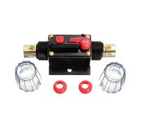 Disjoncteur 12V DC 20A-100A AMP voiture Audio vidéo solaire Protection de l'alimentation en ligne disjoncteur porte-fusible interrupteur d'assurance sécurité Interrupteur automatique (Color : 80a)