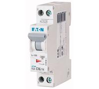 Disjoncteur 16A type C A vis 4,5kA 1P+N Eaton