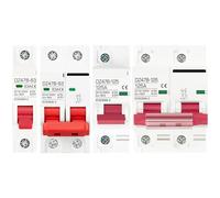 Disjoncteur 1P 2P 12V 24V 48V DZ47 DC(1P,80A)