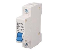 Disjoncteur 1P montage sur Rail DIN disjoncteur Miniature disjoncteur de Protection contre les fuites 230V 400V 32A Interrupteur automatique