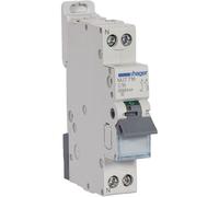 Disjoncteur 1P N 4.5-6kA courbe C-16A - HAGER : MJT716