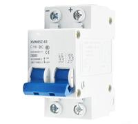 Disjoncteur 2 pôles 16 A DC 400 V pour une utilisation dans les contrôleurs de charge solaire et les réseaux photovoltaïques avec protection fiable contre les surcharges et les courts-circuits