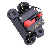 Disjoncteur 200 A Fusible 300 A 12 V DC12 V Disjoncteur Pratique pour Voiture, Bateau, Vélo, Stéréo pour Fusible de Réinitialisation Audio (200 A) (300A)