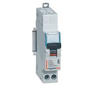 Disjoncteur 25A courbe D - 6kA - 1P+N 230V~ - auto/auto 1 module - DNX³4500