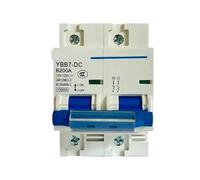 Disjoncteur 2P 100A 125A 150A 200A 250A DC 12V 24V 36V 48V 60V 72V Scooter Électrique Moto Interrupteur De Protection Cellule Solaire(200A)