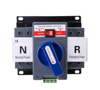 Disjoncteur 2P/4P 63A 230V/380V, double alimentation, inverseur automatique(4P)