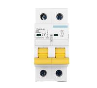 Disjoncteur 2P DC 600V MCB C Courbe Unipolaire Fusible À Courant Continu For PV Avec Couvercle(2P 20A)
