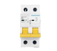 Disjoncteur 2P DC 600V MCB C Courbe Unipolaire Fusible À Courant Continu For PV Avec Couvercle(2P 25A)