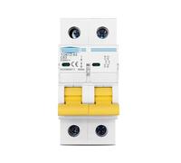 Disjoncteur 2P DC 600V MCB C courbe unipolaire fusible à courant continu pour PV(6A)
