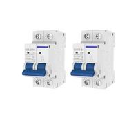 Disjoncteur 2P MCB 10A 16A 20A 25A 32A 40A 50A 63A DZ47Z 500V/1000V, montage sur rail DIN, interrupteur de déconnexion CC for système solaire photovoltaïque(2P 1000V,40A)