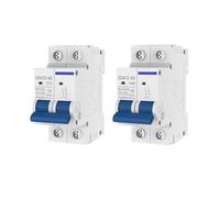 Disjoncteur 2P MCB 10A 16A 20A 25A 32A 40A 50A 63A DZ47Z 500V/1000V, montage sur rail DIN, interrupteur de déconnexion CC for système solaire photovoltaïque(2P 500V,10A)