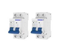 Disjoncteur 2P MCB 10A 16A 20A 25A 32A 40A 50A 63A DZ47Z 500V/1000V, montage sur rail DIN, interrupteur de déconnexion CC for système solaire photovoltaïque(2P 1000V,32A)