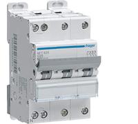 disjoncteur - 3 poles + neutre - 6-10ka - courbe d - 40a - 3m - hager ngt840